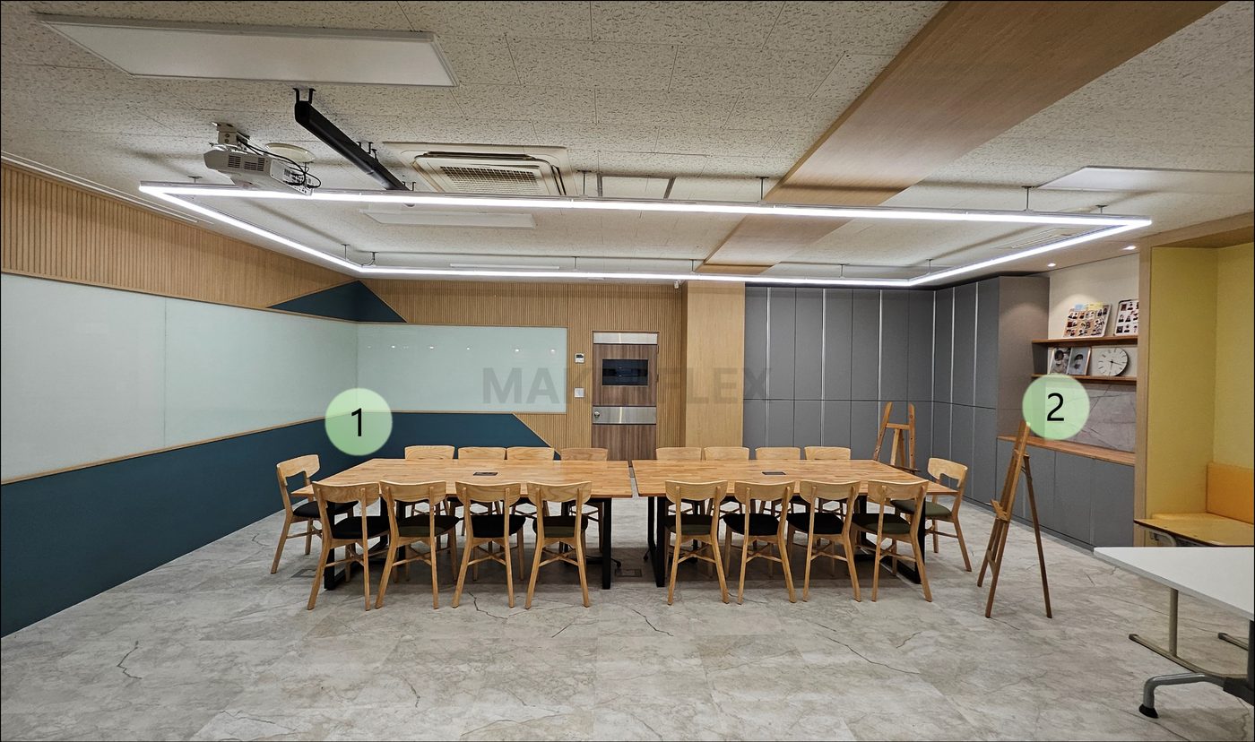 서울등촌고등학교 학생자치실 회의용 원목 가구